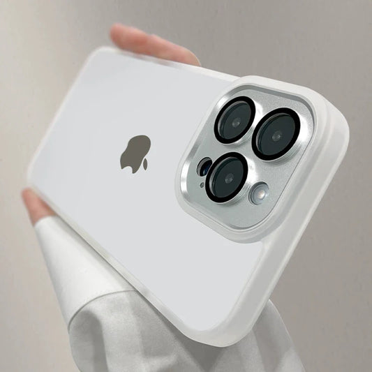 Transparent Metal Camera Protection Cover For iPhone