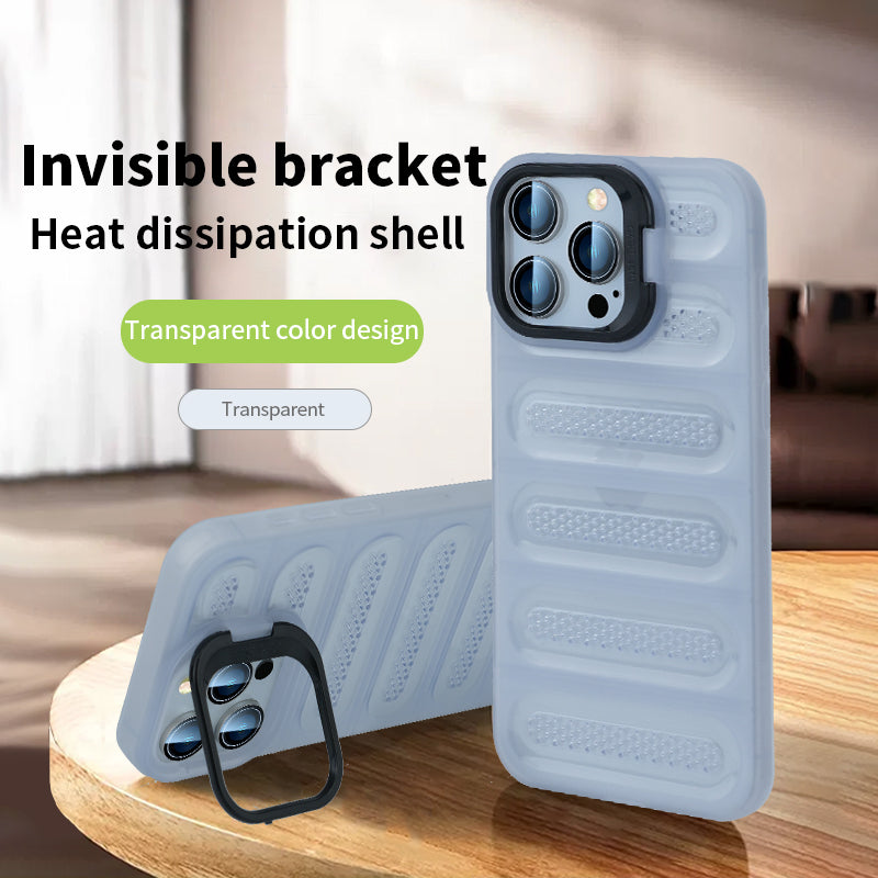 Breathable Hole Bracket Case For iPhone