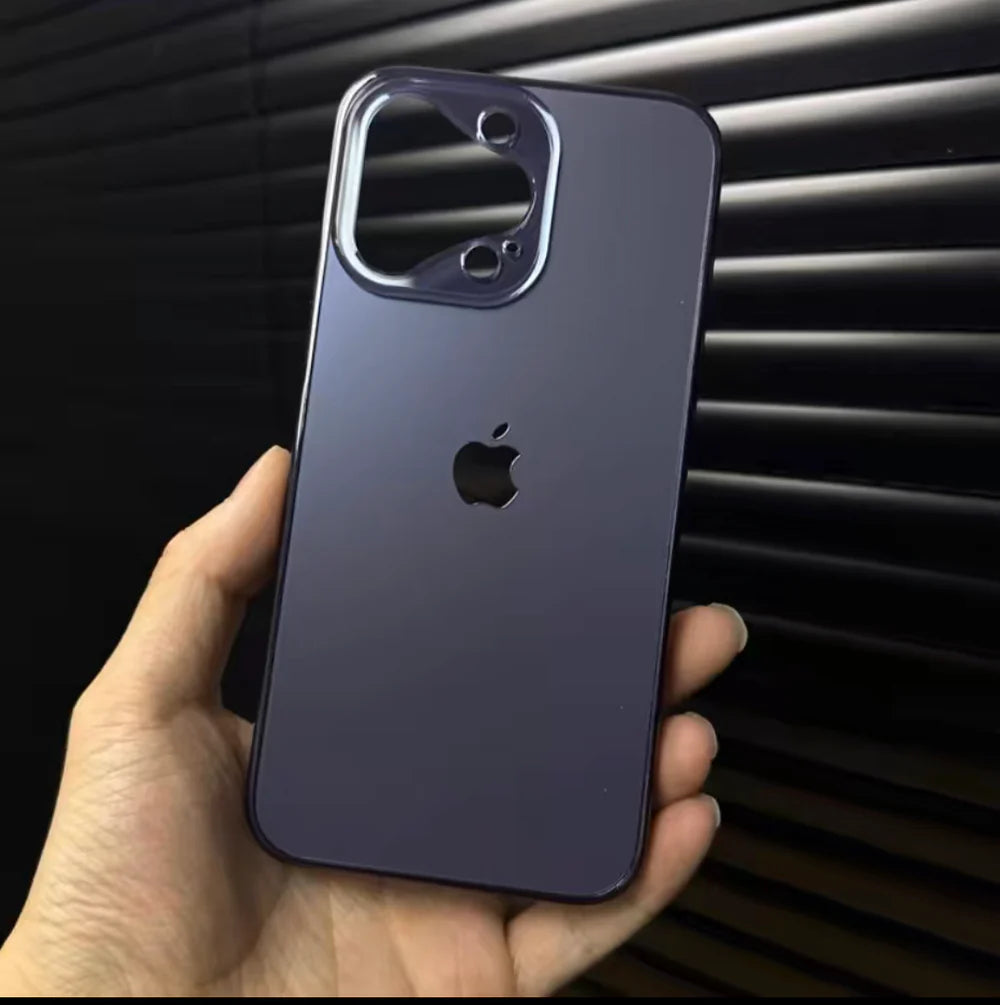 Premium Look Glass Case For iPhone