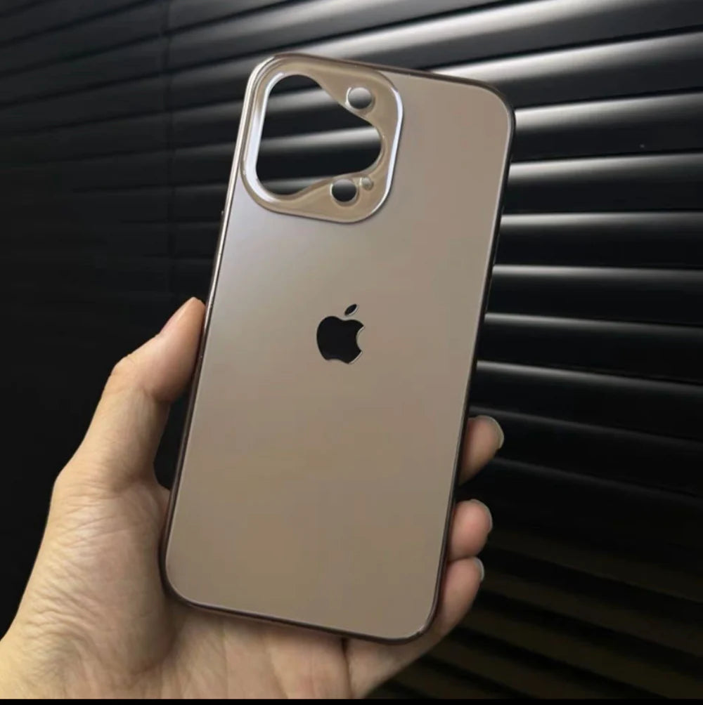 Premium Look Glass Case For iPhone