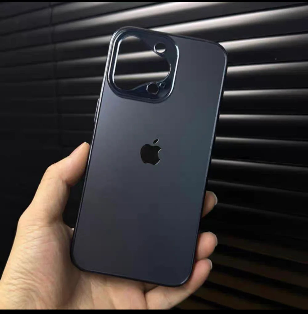 Premium Look Glass Case For iPhone