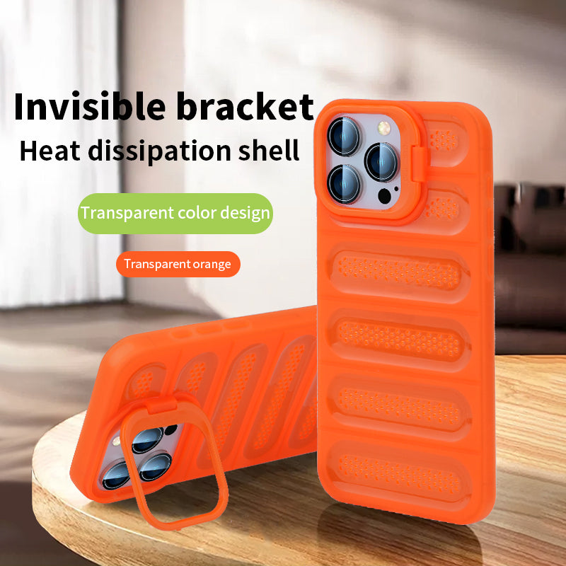 Breathable Hole Bracket Case For iPhone