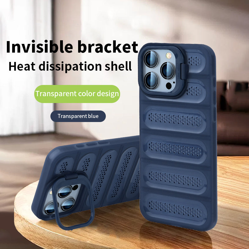 Breathable Hole Bracket Case For iPhone