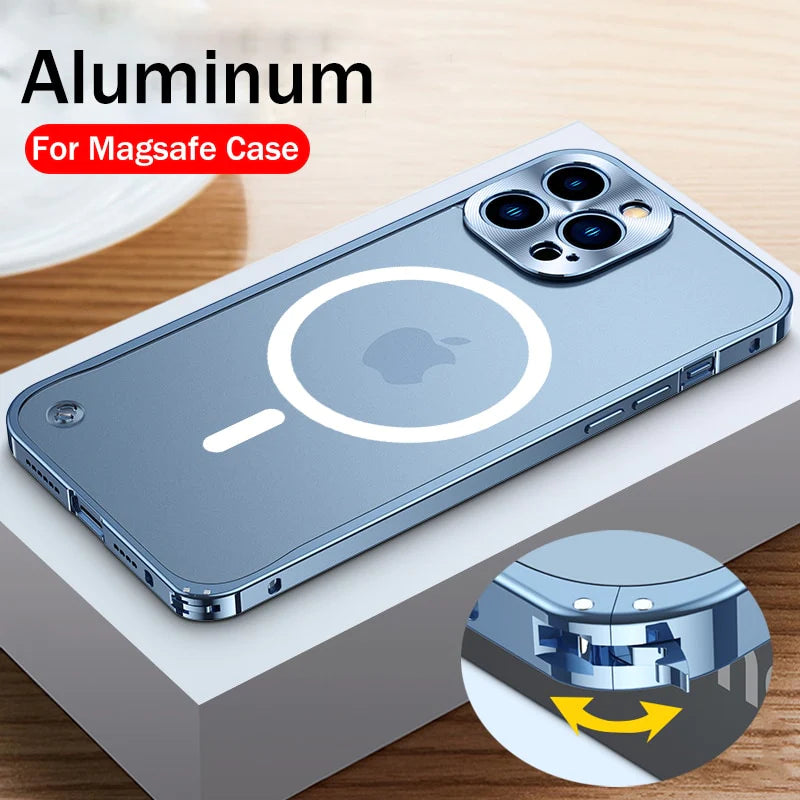 Premium Metal Magsafe Case For iPhone