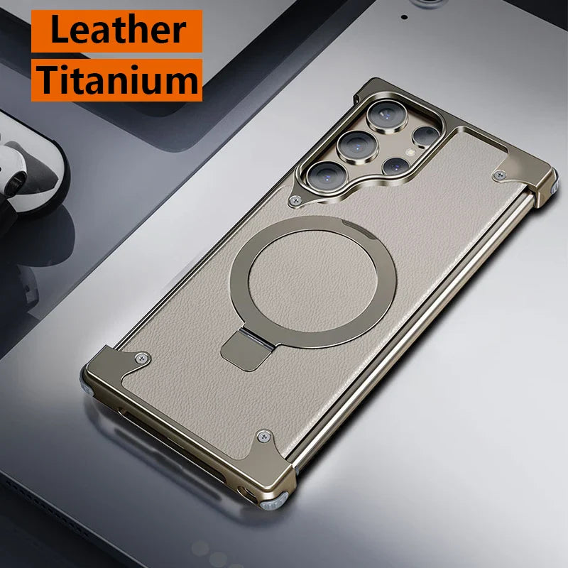 Metal Corner Pad Frameless Coverr For Samsung