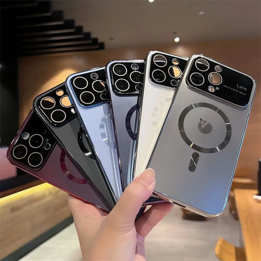 Luxury Finger AG Nano Matte Magnetic Case For iPhone 14 Series