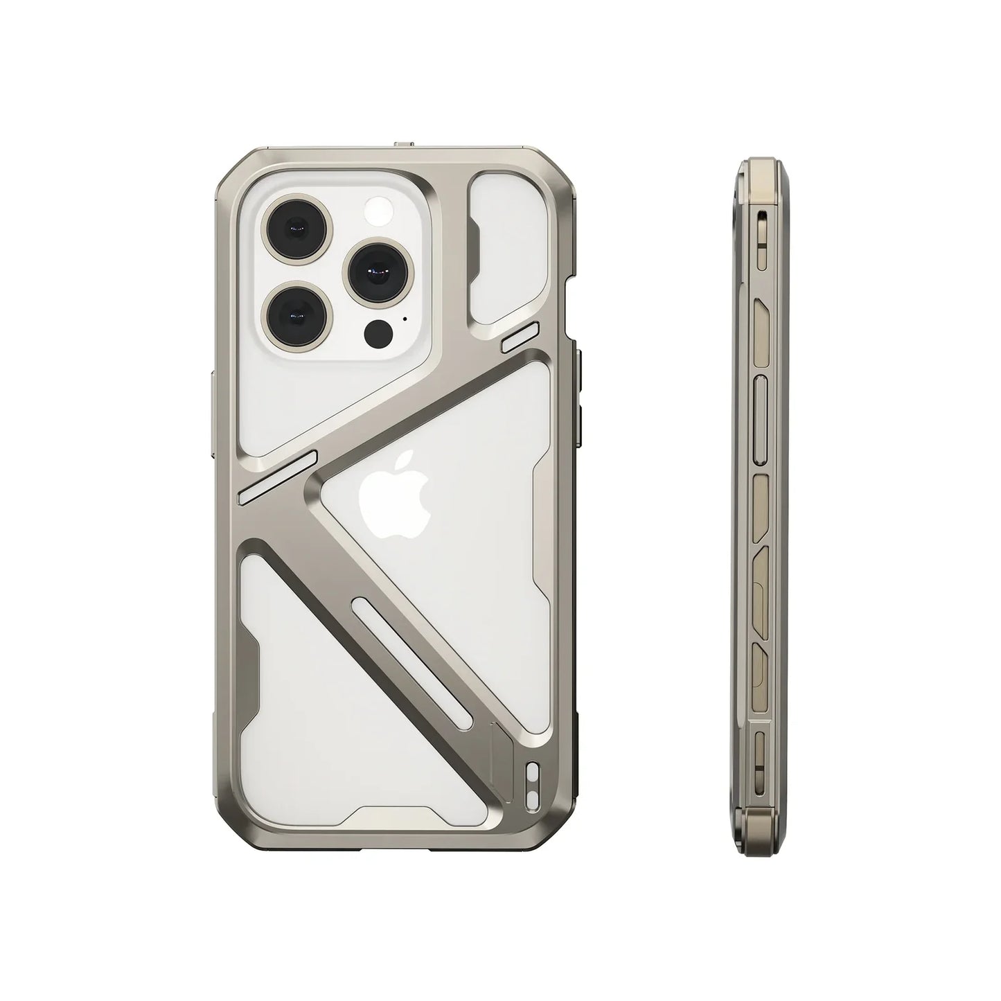 Metal Hollow Armor Cover iPhone