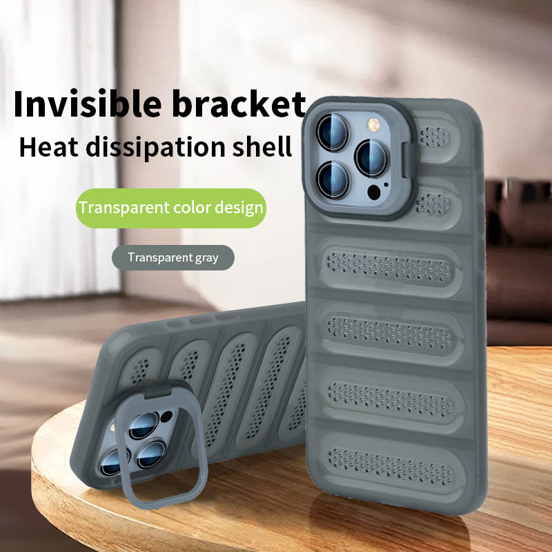 Breathable Hole Bracket Case For iPhone