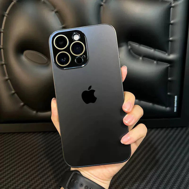 Luxury Glass Lens Case For iPhone