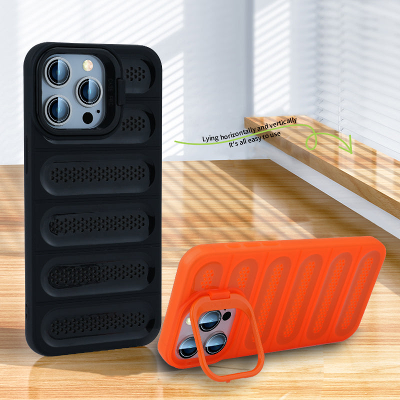 Breathable Hole Bracket Case For iPhone