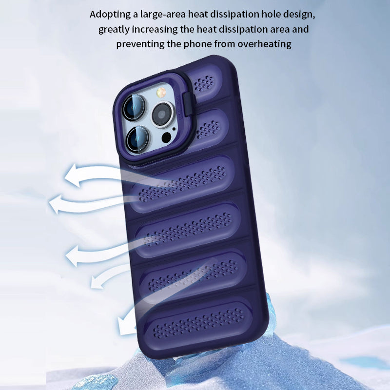 Breathable Hole Bracket Case For iPhone